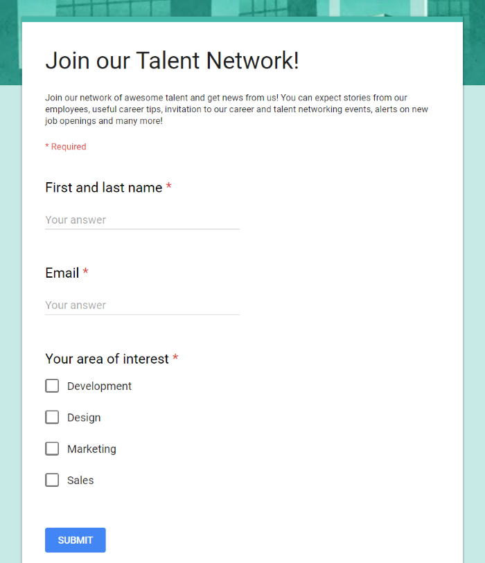 definition of talent network